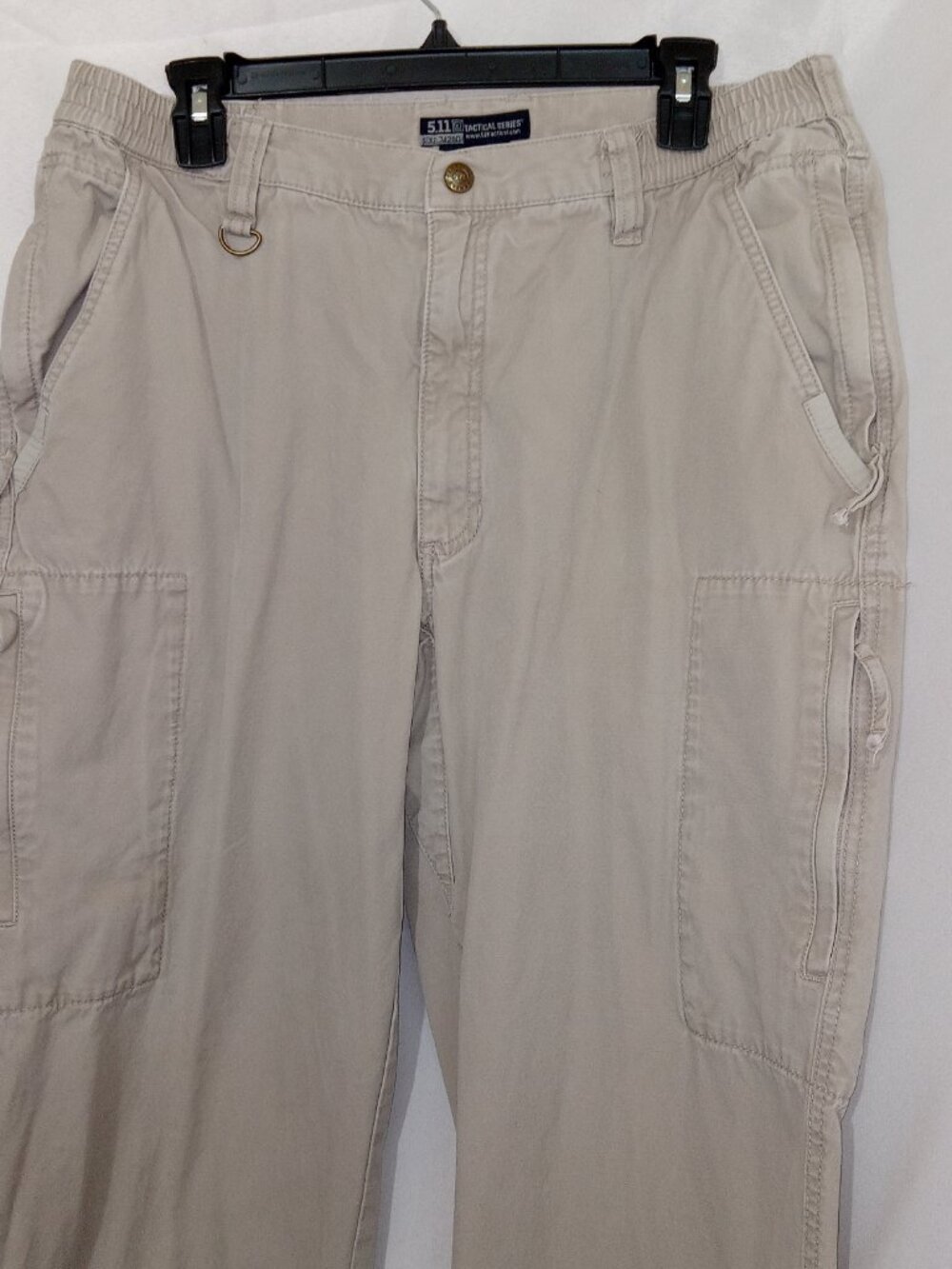 5.11 Tactical Series 74290 Cargo Pants Mens 34x32 Khaki Cotton Utility 2 Pair - Picture 3 of 14